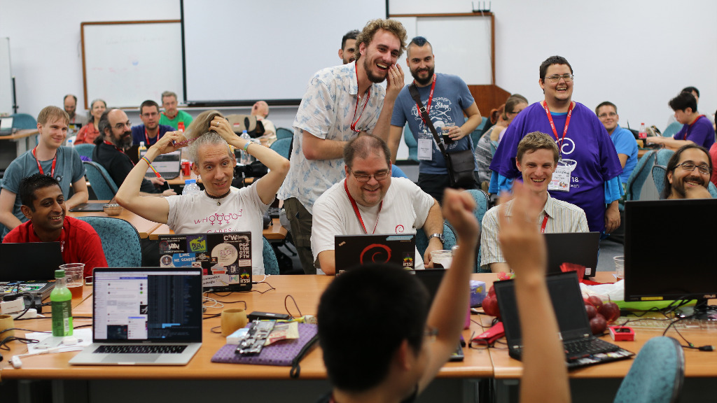 La gente di Debian alla Debconf18 di Hsinchu si sta davvero divertendo